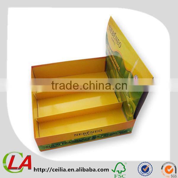 Double Wall Corrugated Desktop Display Box In Full Color Printing