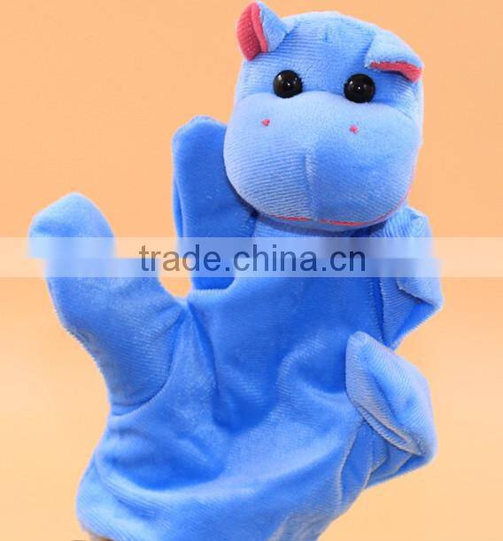 Wholesale hand puppet / soft plush panda hand puppet / Animal Shaped Plush Hand Puppet