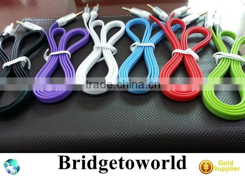 3.5 Stereo audio cable with high quality aux cable with Aluminum casing