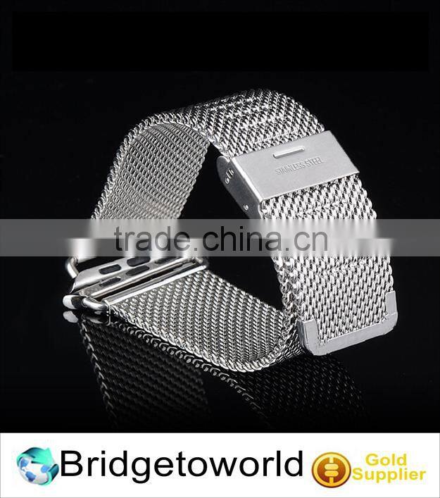 Thick Fashion Stainless Steel Band For Apple iWatch 38mm WatchBand Girl Lady Men Boy Belt 42mm For Apple Watch Sport Edition