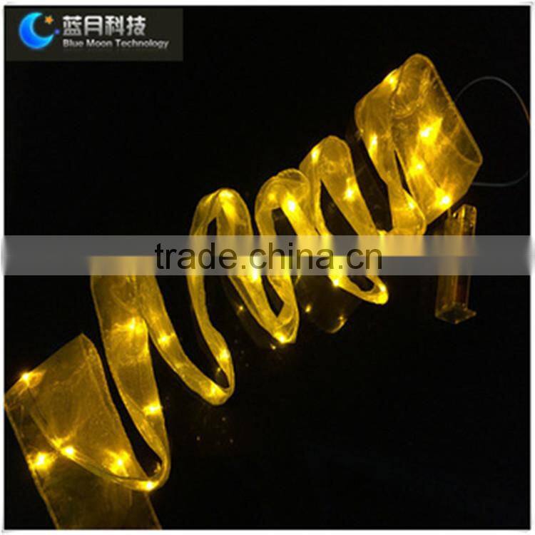 Christmas Silk LED Ribbon Light Strings