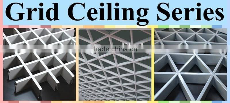 Black Powder Coated Modern Moisture-proof Aluminum Suspended Baffle Ceiling With Factory Price