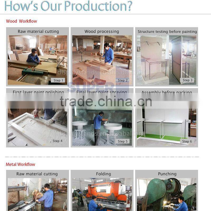 manufacture cashier counter for flagship store with led lighting