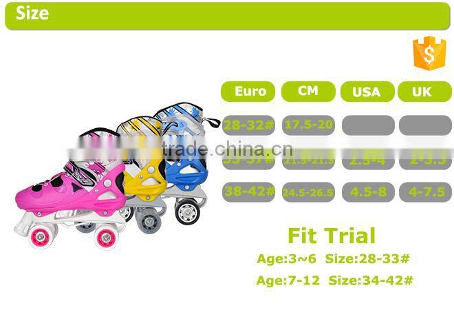 cheap wholesale shoes in china adjustbale pink roller skate shoes for girls