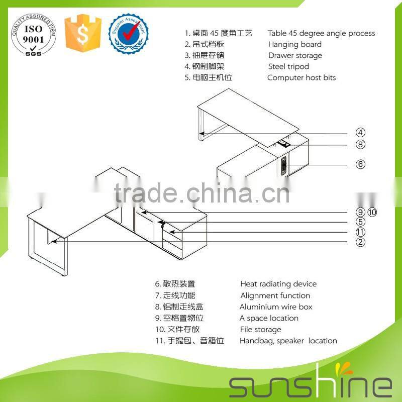 Office table executive middle desk office desk