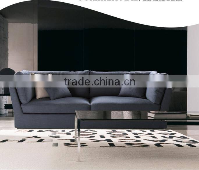 Koni Fashion Fabric Solid wood Feather High Quality Sofa