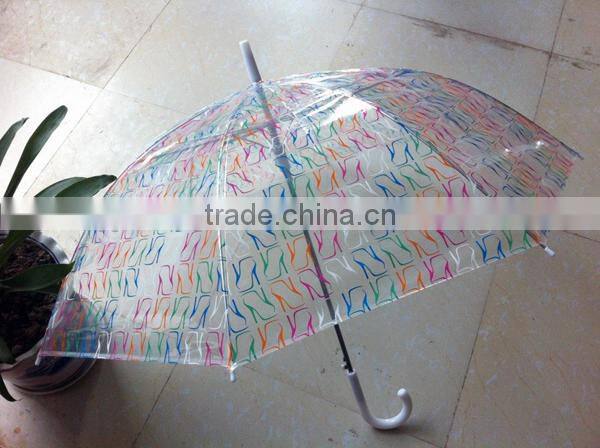 21" Cheap POE Transparent Umbrella