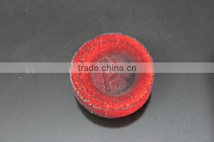 100pc/box instant light 33mm Al Fakher quality briquette shisha charcoal with A shape