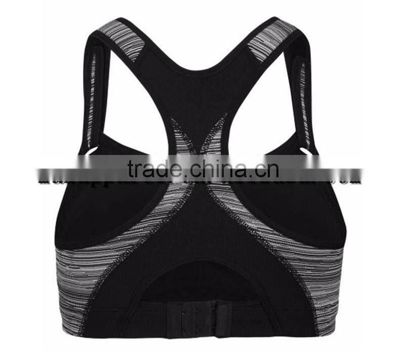 Wholesale OEM Fashion Yoga-inspired Bra With Supportive Straps Sport Bra