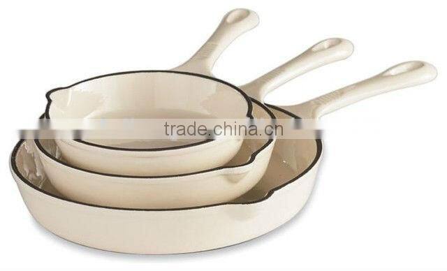 cast iron enamel pan
