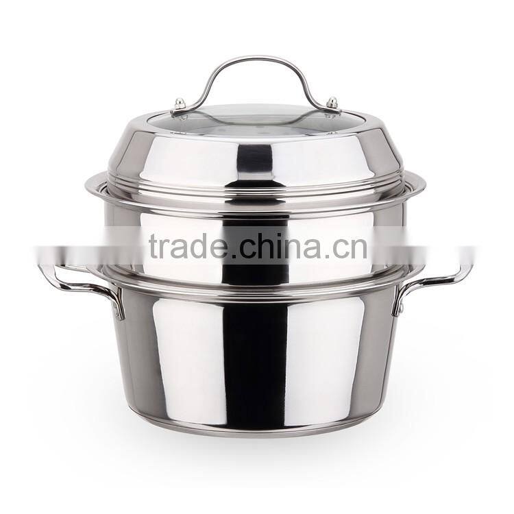Stainless Steel Hot Multi-purpose Cooking Steamer Pot And Stock Pot