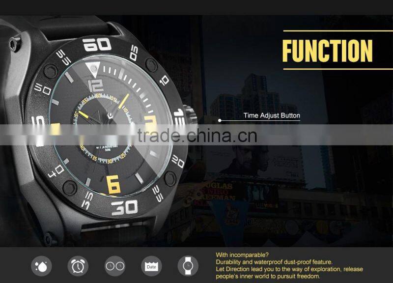 WEIDE Luxury Watch Brand Universe Series Sport Watches For Men Quartz Watches Bezel Japan Movt Silicone Strap Smart Watch