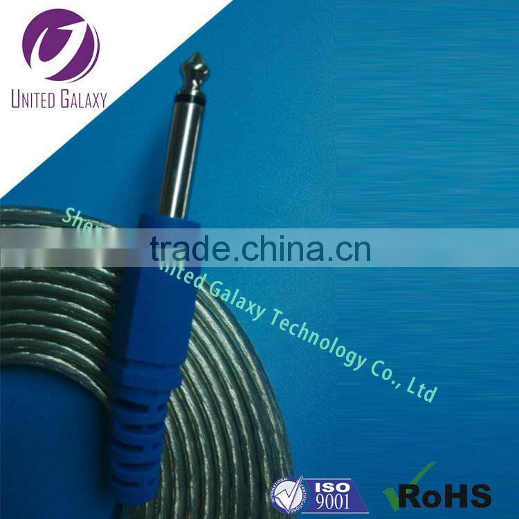 6.3plug surgical ESU cable for grounding pad