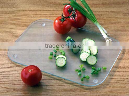 High Quality Tempered Glass Cutting Board for Kitchen Use