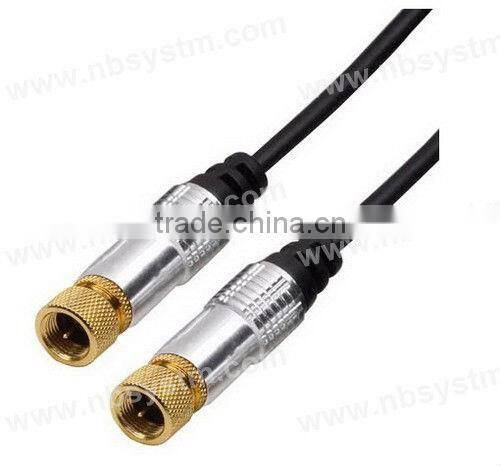 Assembly Type F Cable F Plug to F Plug