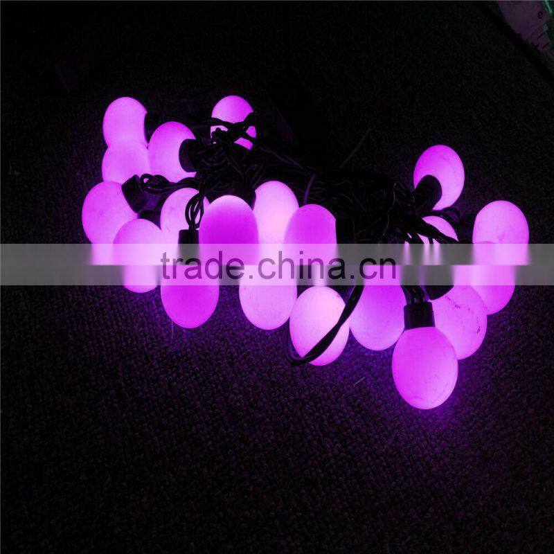 Pure copper wire ball string Battery/adapter powered color changing strand clear copper silver wired invisible rice led lights