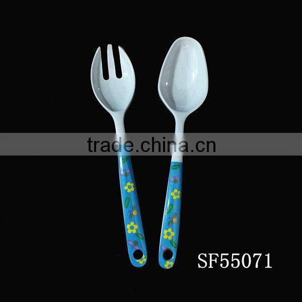 Cute design kids melamine plastic fork