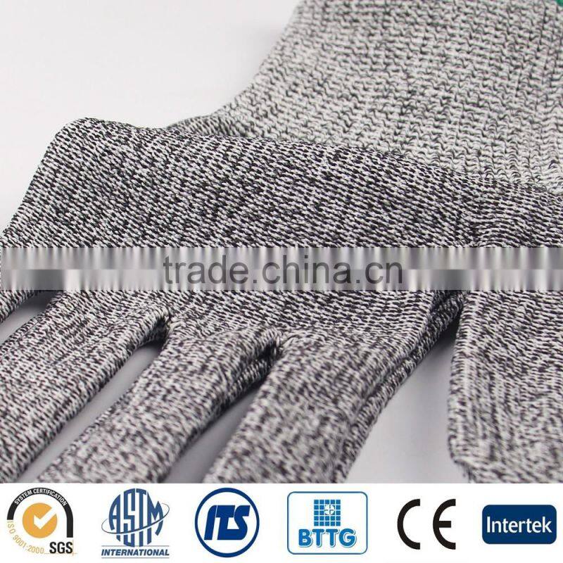 HPPE Nylon Spandex U2 Texture Cut Resistant Comfortable Gloves