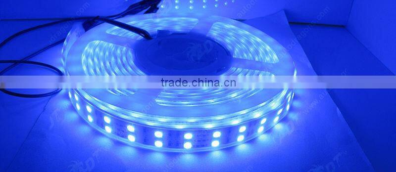 Promotion PVC tube 5m DC12V Waterproof IP65 SMD 5050 600leds RGB LED Strip light
