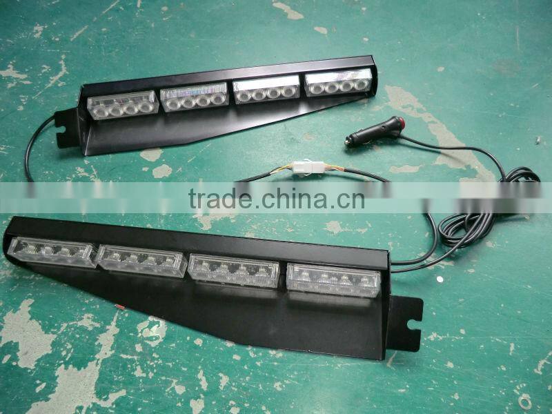 CAR WINDSHIELD LED STROBE FLASHING LIGHT,VISOR LED FLASH STROBE LIGHT (SR-LS-160T), 1W TOP BRIGHT TIR LED