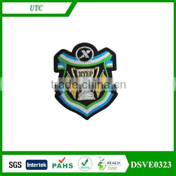 2014 fashion design Custom cheap Woven garments embroidery Labels