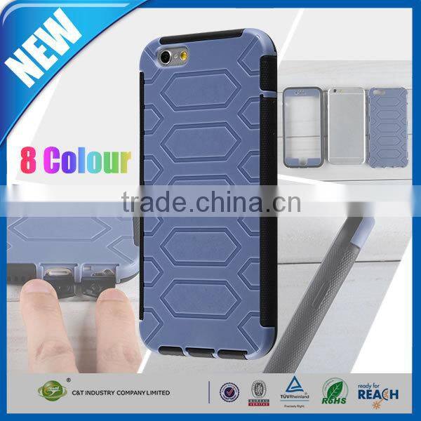 C&T Top grade sublimation for iphone6 tpu+pc case