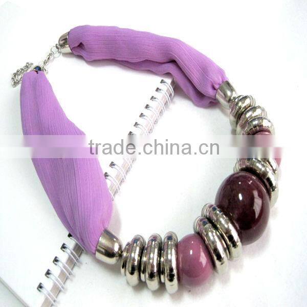 2013 45cm length Hot Selling Necklace jewelry scarf for women accessory