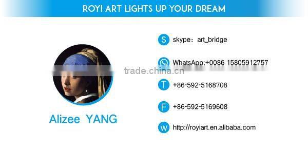 ROYI ART Van Gogh Oil Painting handing on wall decor of Peach Tree in Bloom (in memory of Mauve)