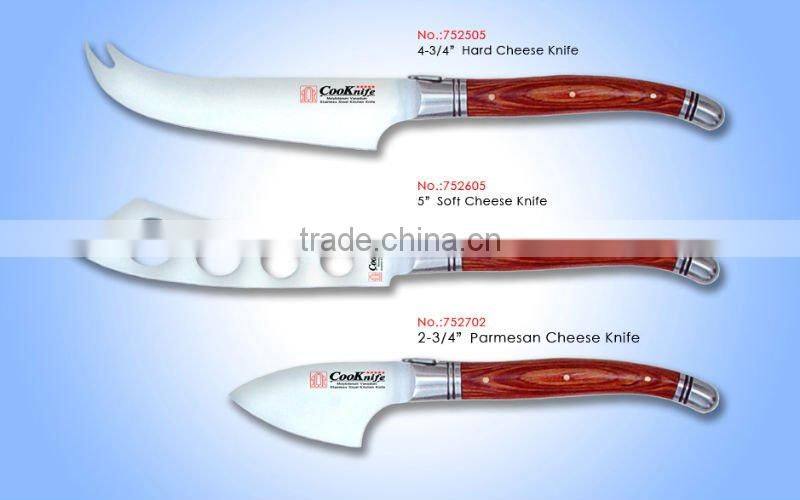 3Pcs Franch Style Cheese Knife Set Cheese dome set