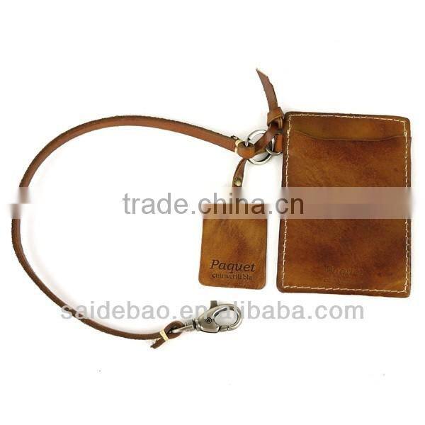 Personality Customized leather luggage tag