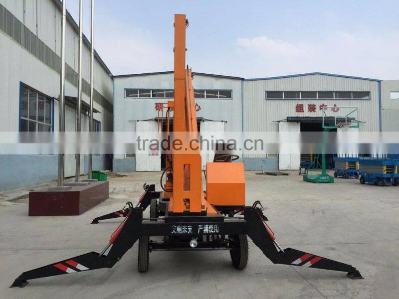 10.5m Articulated Mobile Lift Platform with Legs Assistance