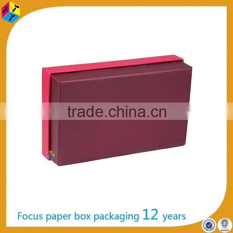 custom pink cardboard foil stamped box