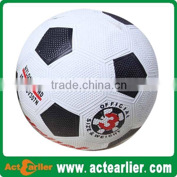 particle surface rubber soccer ball