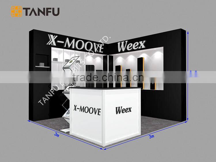 China Trade Show Booth made by Reusable Material