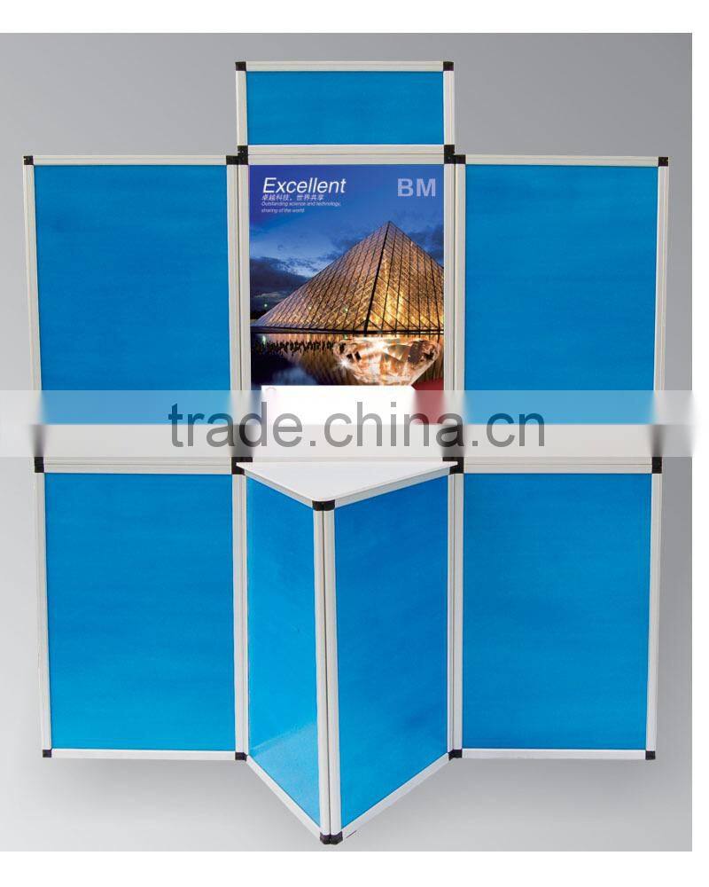 Elegant Screen folding display Panel, Aluminum frame for Exhibition, meeting,tradeshow
