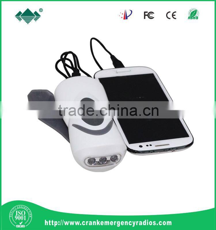 Hand Crank Dynamo Rechargeable flashlight Torch Radio,Wind Up Radio,Mini Dynamo FM Radio