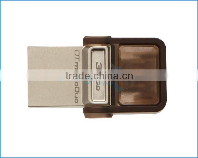 Original micro Duo OTG USB2.0 Swivel High Speed Flash Drive 8GB 16G 32G 64G USB OTG Memory Sticks with Blister Packing