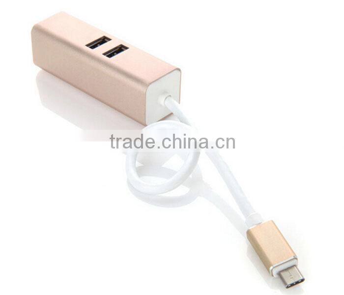 Type C USB 3.1 Charge HUB & 2 Ports USB 3.0 Highspeed Date Transfer For Macbook