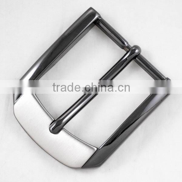 Large western style popular logo nickel alloy laser wolf belt buckle