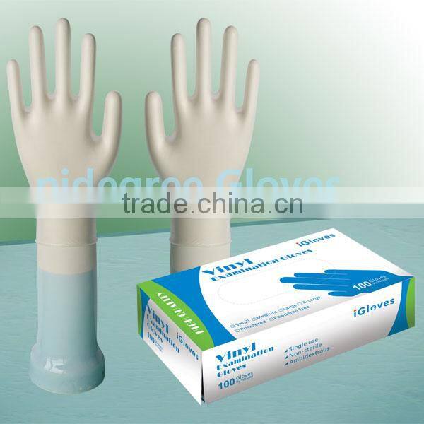 gloves,phthalate free clear powdered vinyl pvc gloves