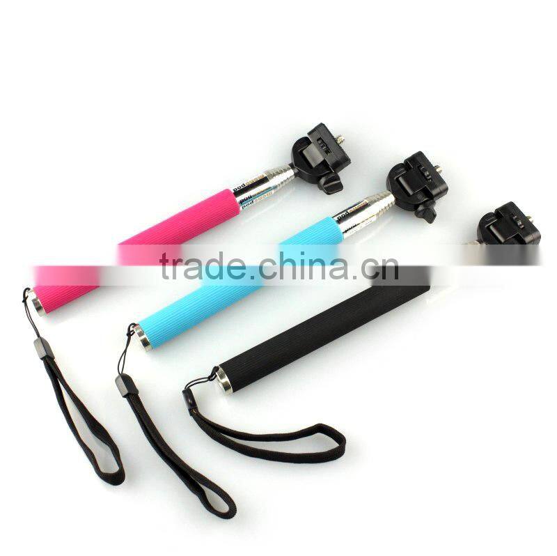 Bluetooth Shutter Wireless Camera AB Shutter + Self-timer Kit Monopodfor most Android Phone CL-70