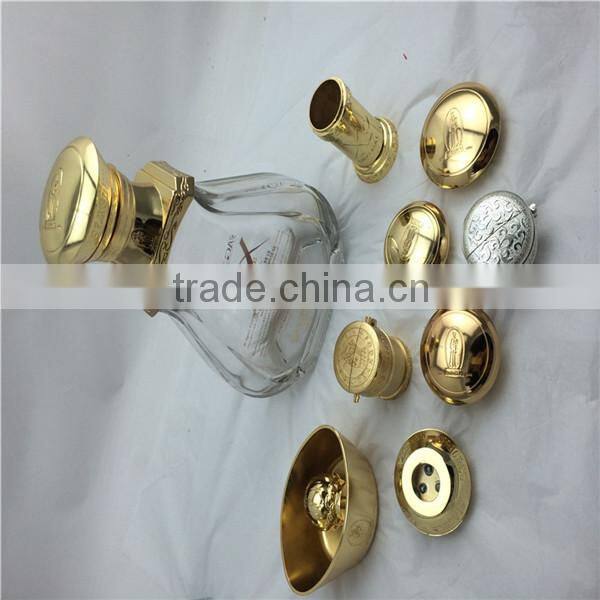 Good quality Custom Zinc alloy Cognac caps,Custom Zinc alloy Gentiane caps,Custom Zinc alloy wine based brandy caps