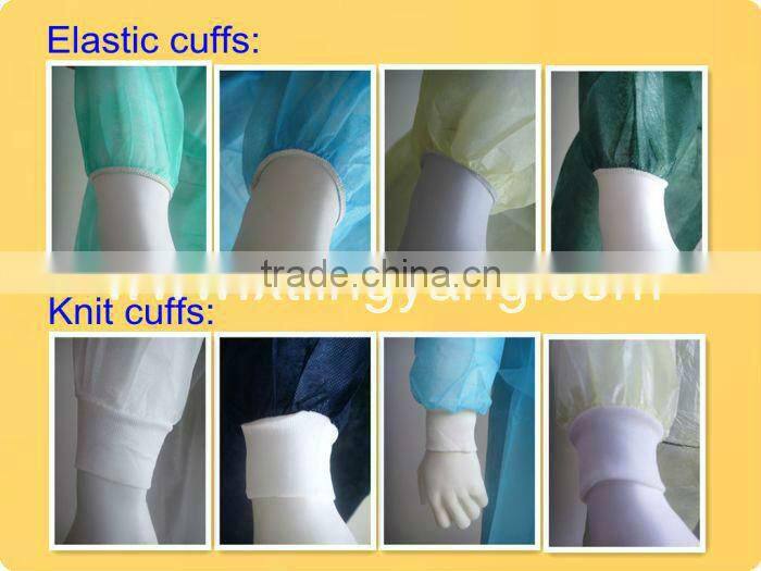 disposable SMMS/SMS/SSMS Medical Gown