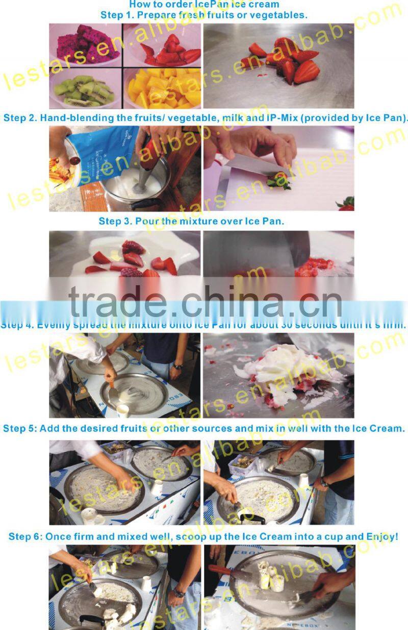 Fedex to Worlwide New Style -30 C degree Fried Icecream/ ice rolls Machine