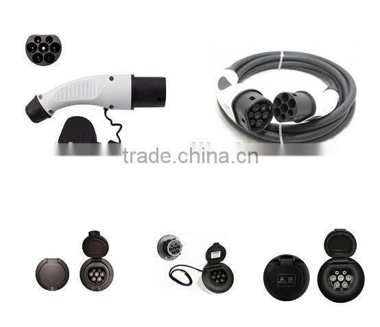 32A IEC 62196-2 Male Plug Charging Station End For Electric Vehicle Charging