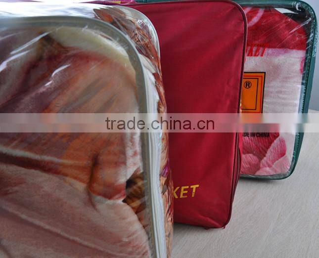 new 2014 bed sheet raschel blanket