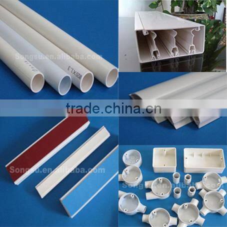 Hot sale new product pvc cable clip trunking 100x50