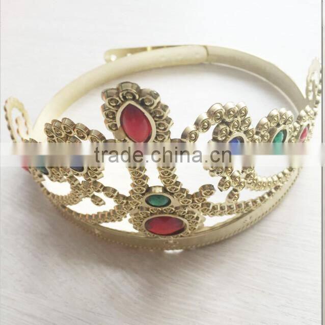 Plastic Crown Tiaras For Birthday Princess Angel Costume Crown