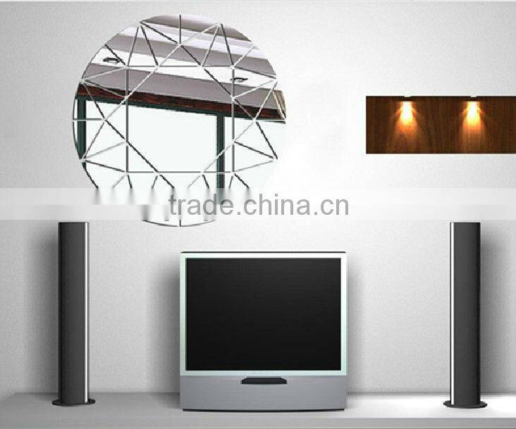 Wall acrylic round mirror stickers (ASA-003)