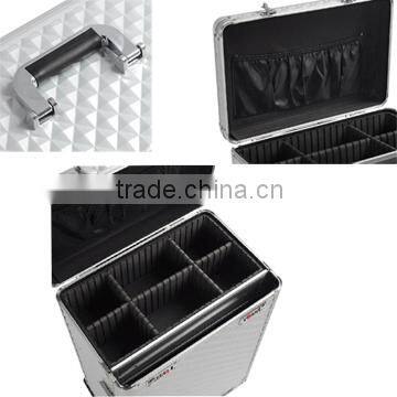 Aluminum professional Beauty alminum make up tool trolley case